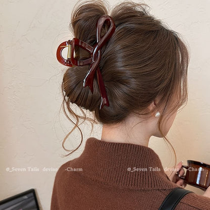 Plain Claw Hair Bow