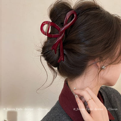 Plain Claw Hair Bow