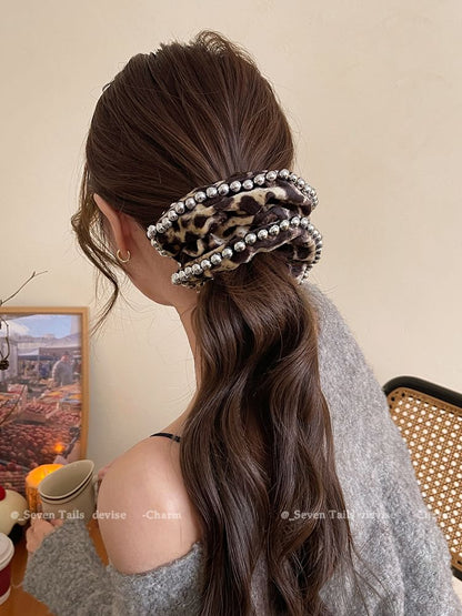Leopard Scrunchie Hair