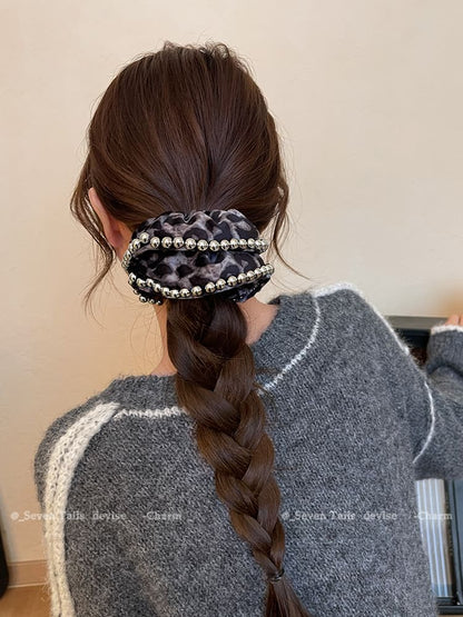 Leopard Scrunchie Hair