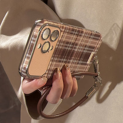 Strap Set / Plaid Case Phone