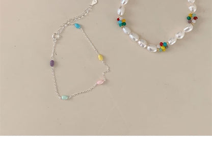 Sterling Silver Pearl / Freshwater S925 Bead Bracelet