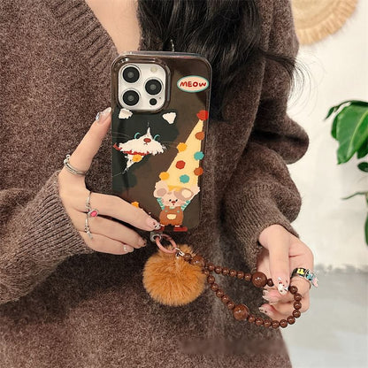 Mouse Pom Set Phone / Case Strap
