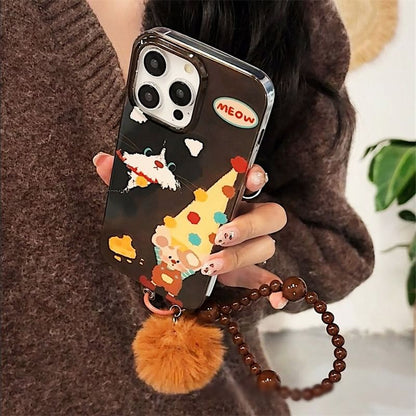 Mouse Pom Set Phone / Case Strap