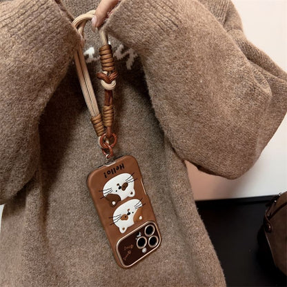/ Animal Strap Phone Set Case