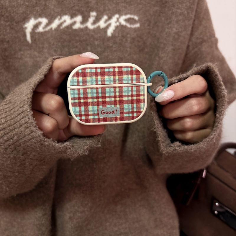 / Plaid Pro AirPods Case Earphone Skin