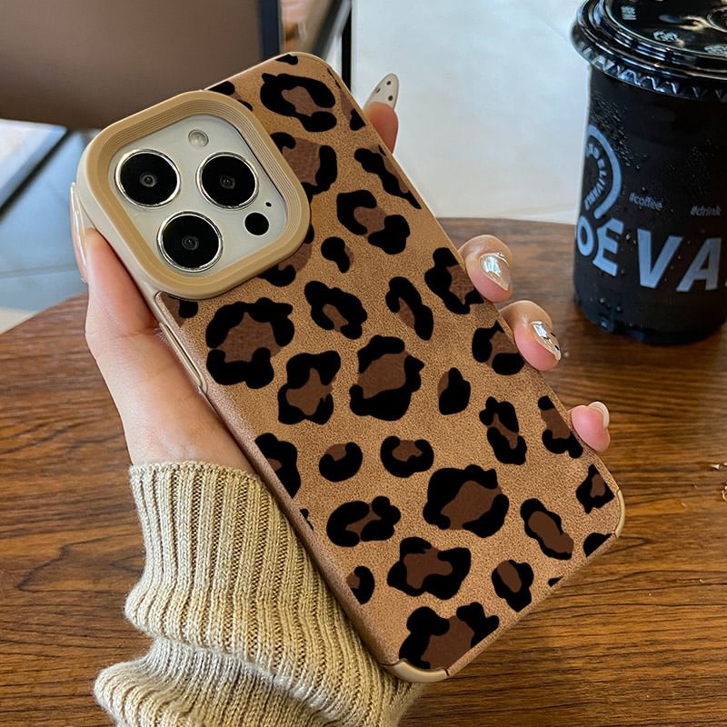 Print Leopard Phone Case