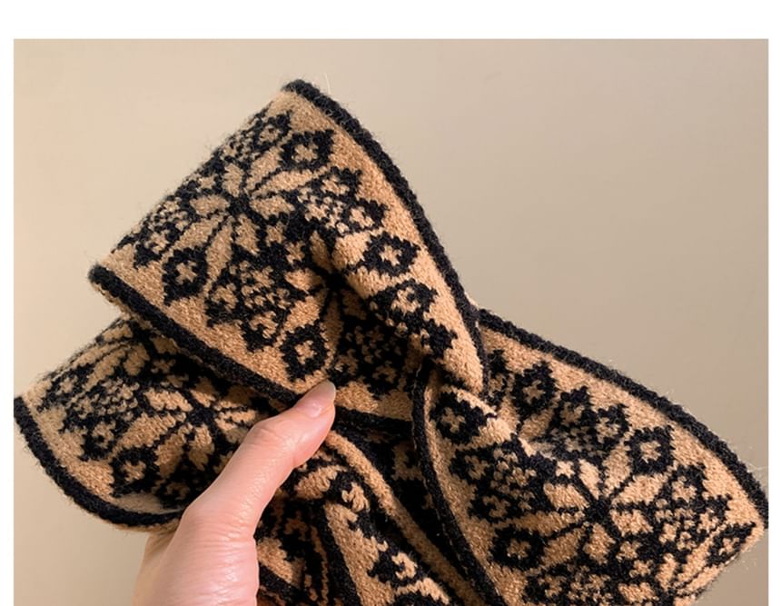 Patterned Knitted Headband