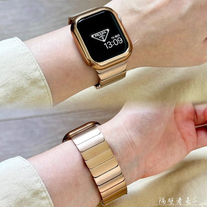 Alloy Set Apple / Magnetic Band Bracelet Watch Protective Case