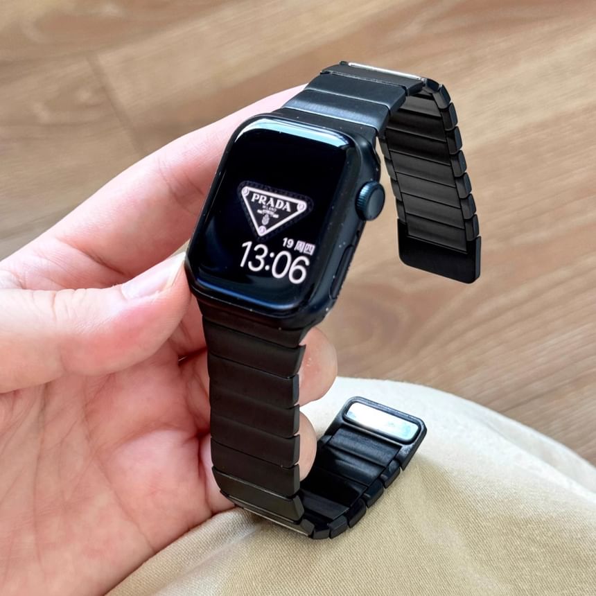 Alloy Set Apple / Magnetic Band Bracelet Watch Protective Case