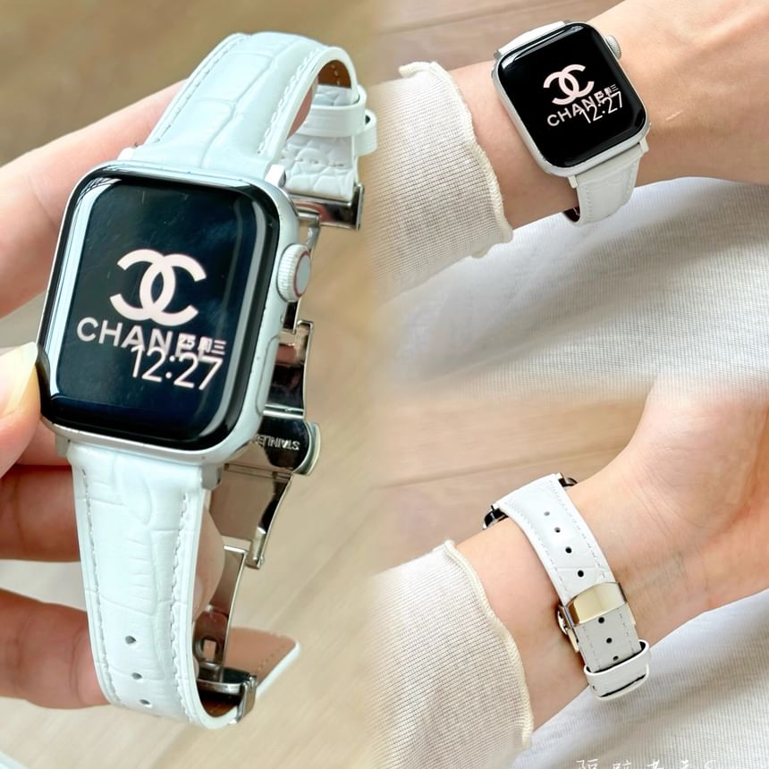 Watch Genuine Apple Leather Band