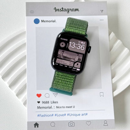 Adhesive Band Watch Nylon Apple Self