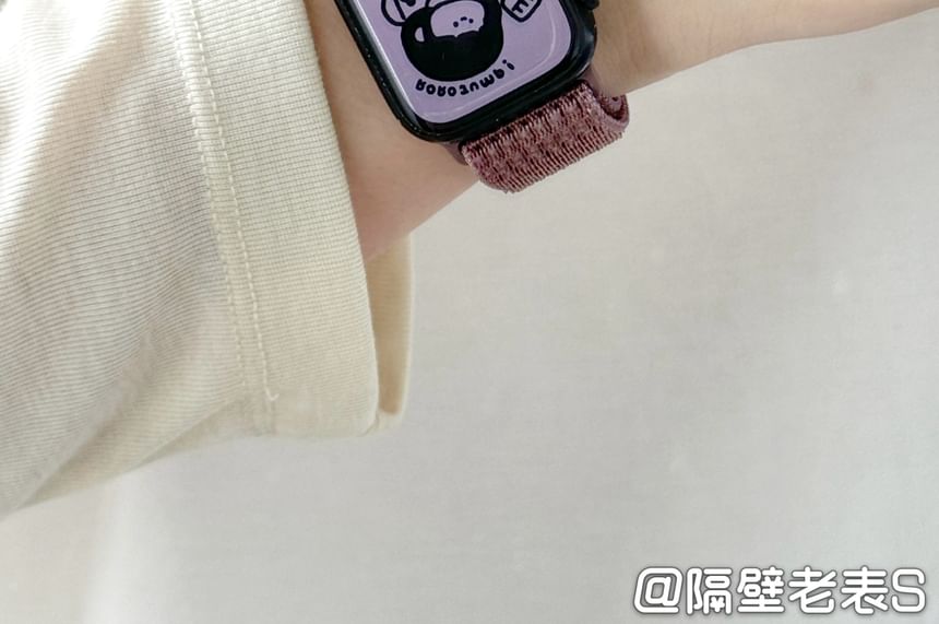 Adhesive Band Watch Nylon Apple Self