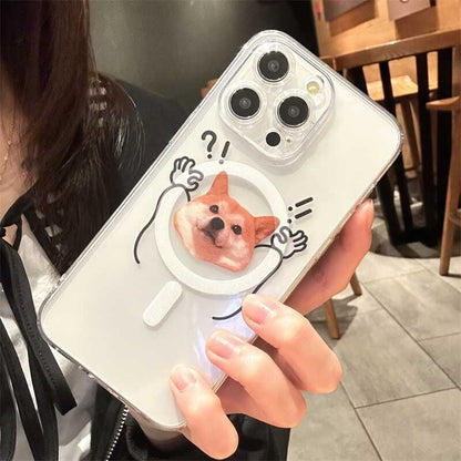 Magnetic Animal Case MagSafe) with (Compatible Phone