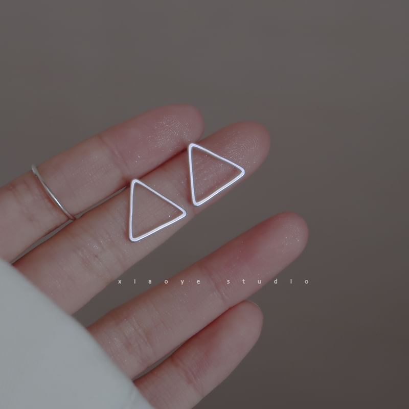 Triangle S925 Sterling Stud Silver Earring