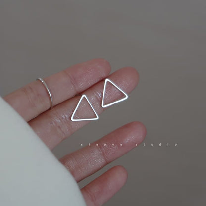 Triangle S925 Sterling Stud Silver Earring