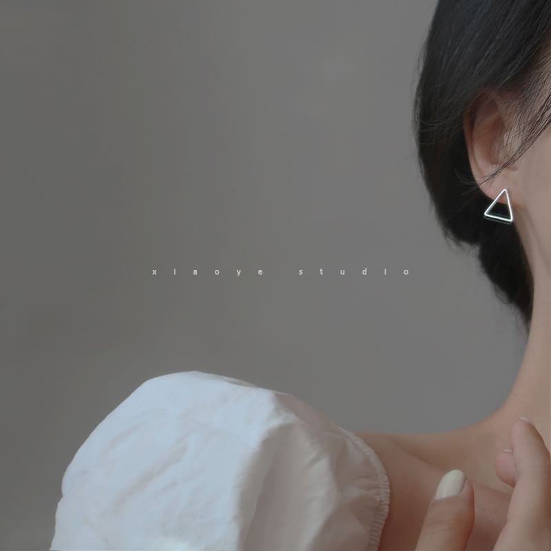 Triangle S925 Sterling Stud Silver Earring