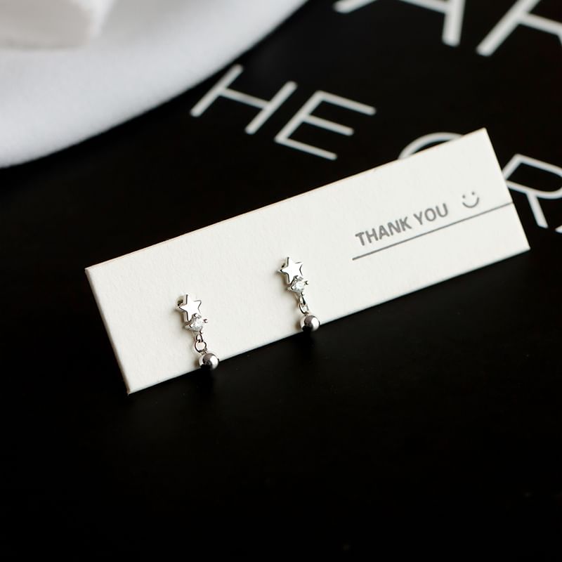 Earring Ear / Star S925 Huggie Sterling Silver Cuff