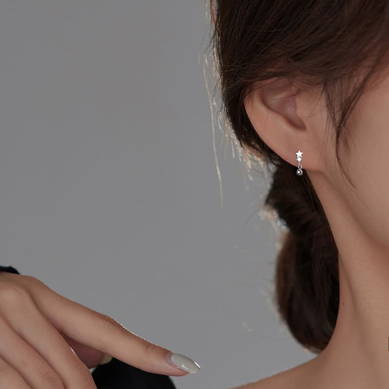 Earring Ear / Star S925 Huggie Sterling Silver Cuff