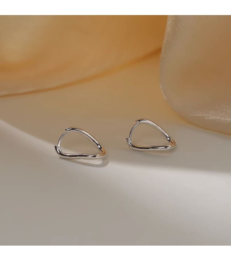 Hoop Earring Irregular Alloy