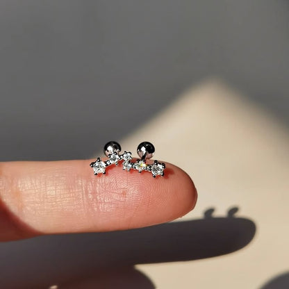Star Ear Alloy Jacket Rhinestone