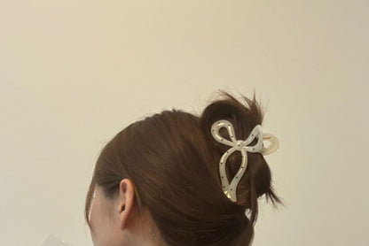 Claw Dot Hair Polka Bow