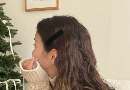 Velvet Hair Plain Clip