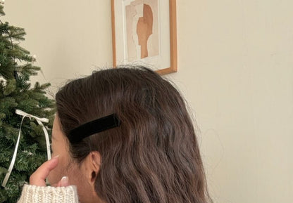 Velvet Hair Plain Clip