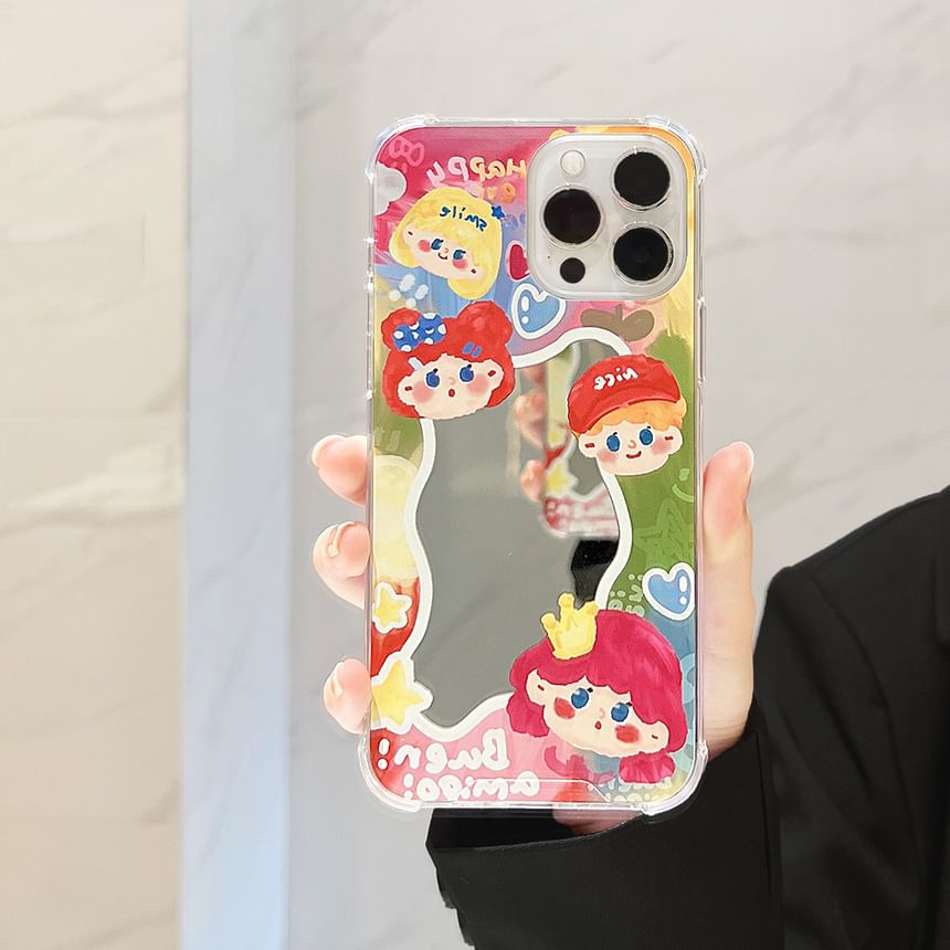 Mirrored Phone Cartoon Case