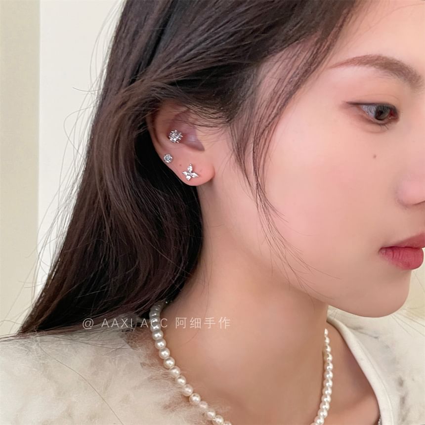 of Stud Set Rhinestone 4: Earring