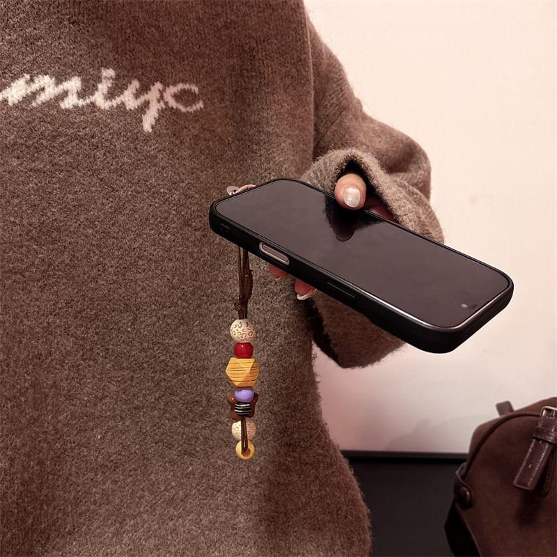 Set / Block Strap Chenille Phone Color Case