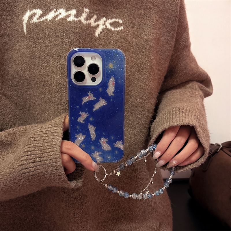 Set / Case Rabbit Phone Strap