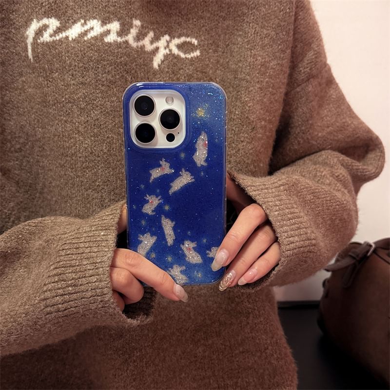 Set / Case Rabbit Phone Strap