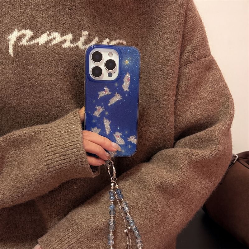 Set / Case Rabbit Phone Strap