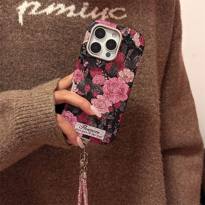 Phone Set Rose Case Strap /