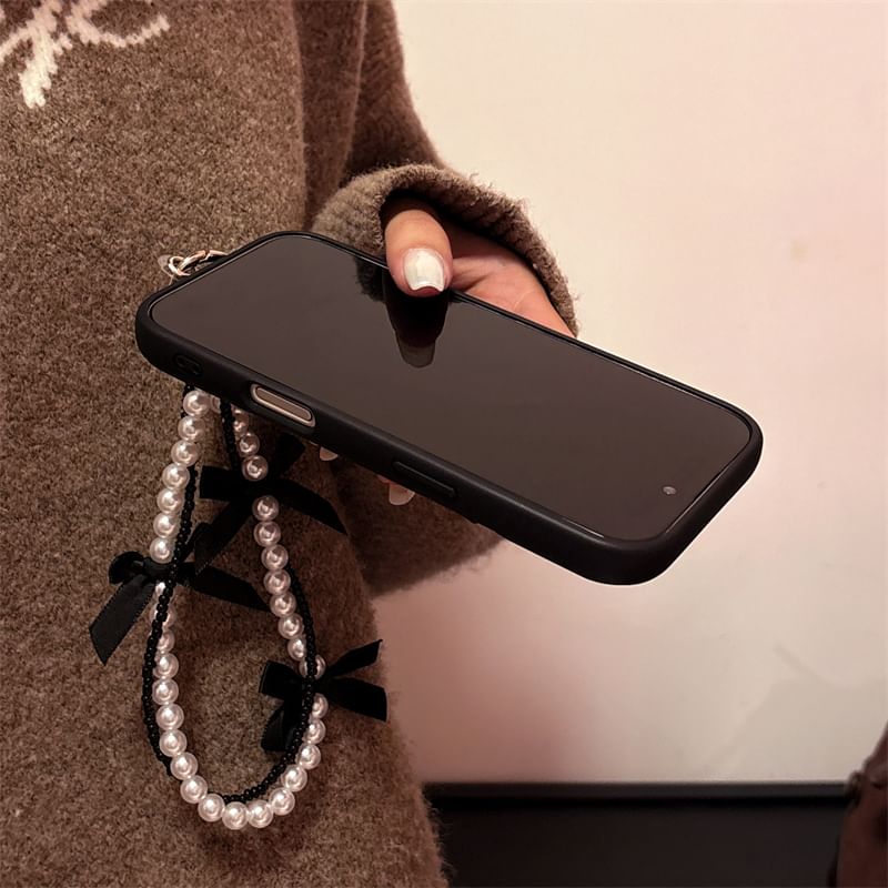 Case Embroidered Bow Phone Set Strap /