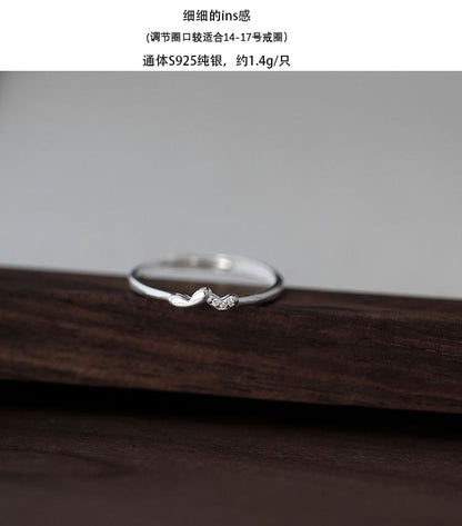 Ring Sterling 925 Heart Silver