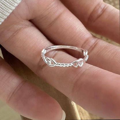 Twist Ring Silver 925 Sterling