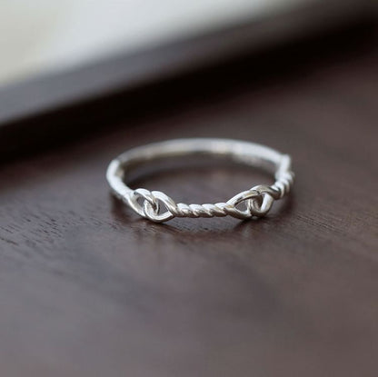 Twist Ring Silver 925 Sterling