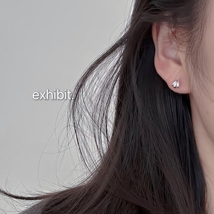 Earring Stud Sterling 925 Shell Silver