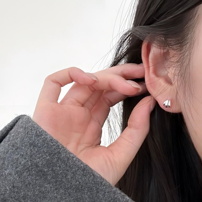 Earring Stud Sterling 925 Shell Silver