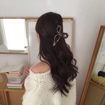 Hair Claw Acrylic Leopard Print