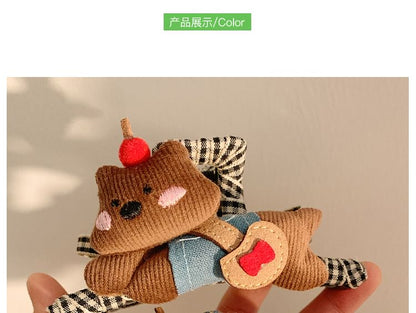 Cartoon Plaid Hair Claw