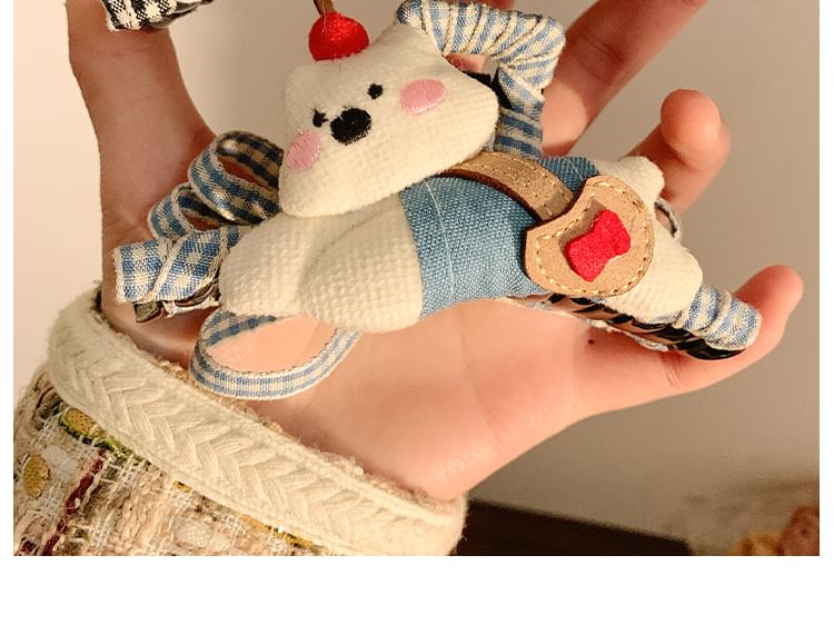Cartoon Plaid Hair Claw
