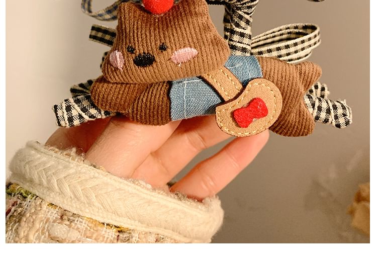 Cartoon Plaid Hair Claw