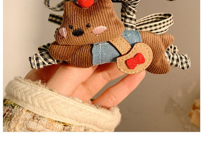 Cartoon Plaid Hair Claw