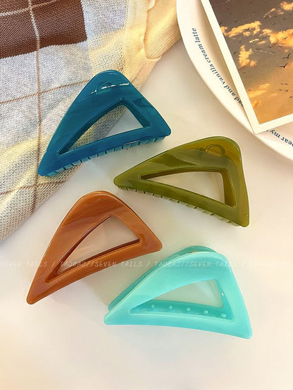 Triangle Plain Acrylic Hair Claw