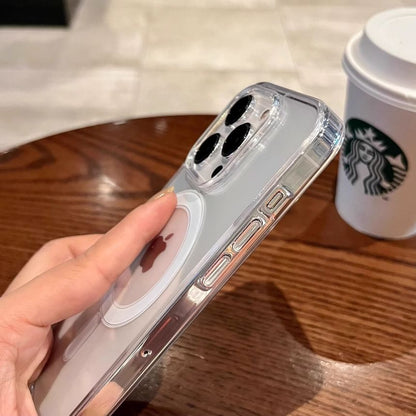 Case with Transparent MagSafe) (Compatible Phone Magnetic