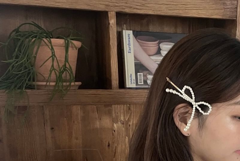 Pearl Hair Pin Faux Alloy