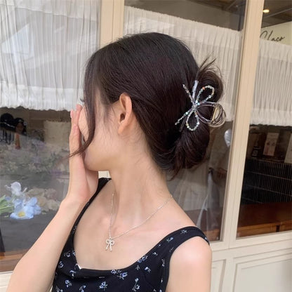 Acrylic Beaded Hair Claw Bow